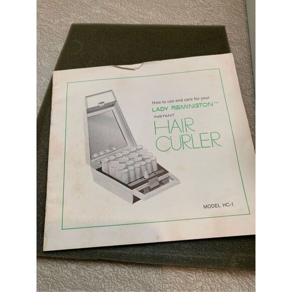 Lady Remington Heated Hair ROLLERS 1970s HC-1  Clips Curler TESTED Complete - Picture 5 of 9